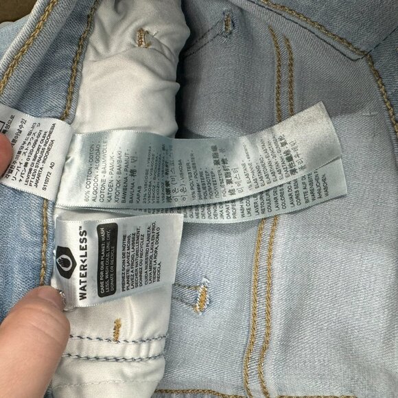 919. Size 18W - LEVI's - 311 Shaping Skinny Denim Capris Jeans NEW - Picture 8 of 9